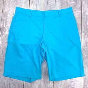 Nike Golf Shorts Mens 34 Blue Modern Fit Tour Performance Bermuda Athletic